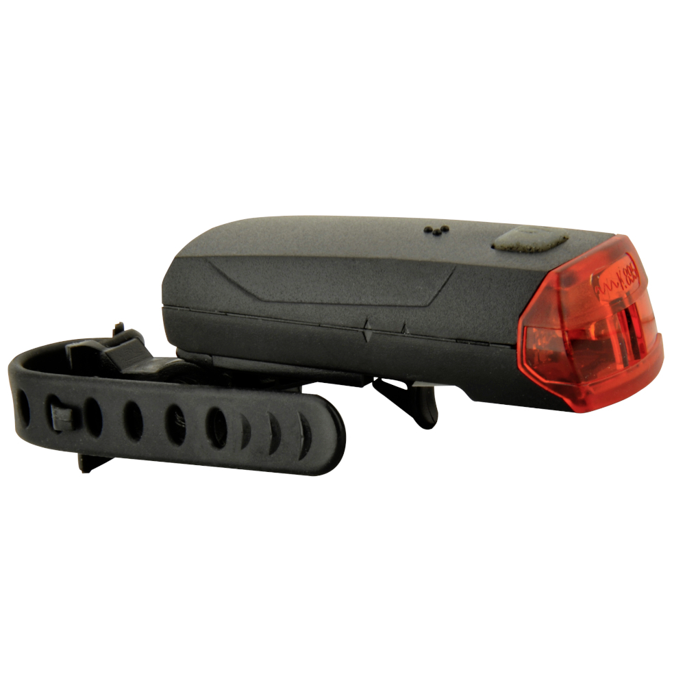 FISCHER Fahrrad Batterie LED-R&uuml;cklicht Universalhalter