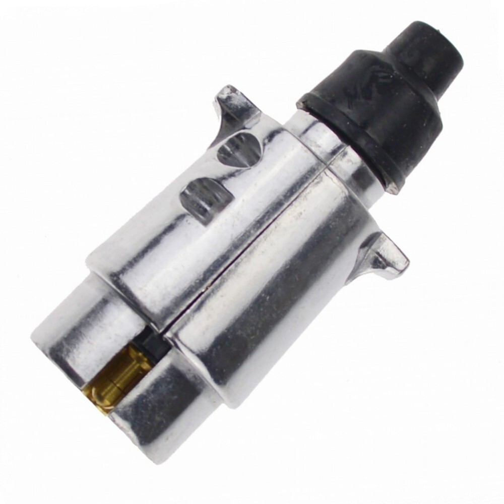 Anh&auml;ngerstecker 12 Volt 7-polig aus Metall