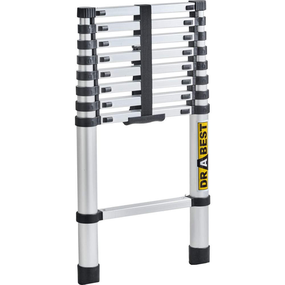 Teleskopleiter 3,2m ausziehbar mit 9 Streben