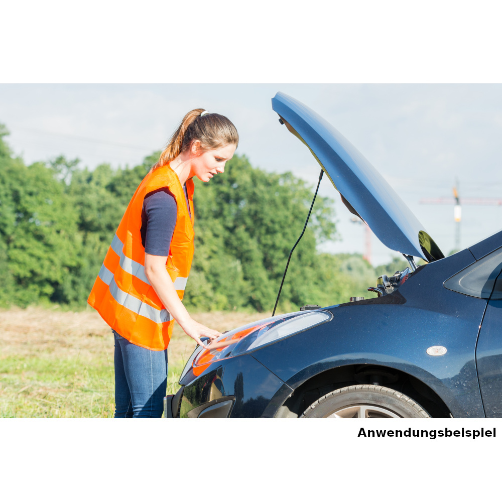 Warnweste in orange nach EN ISO 20471 Gr&ouml;&szlig;e L image number 1