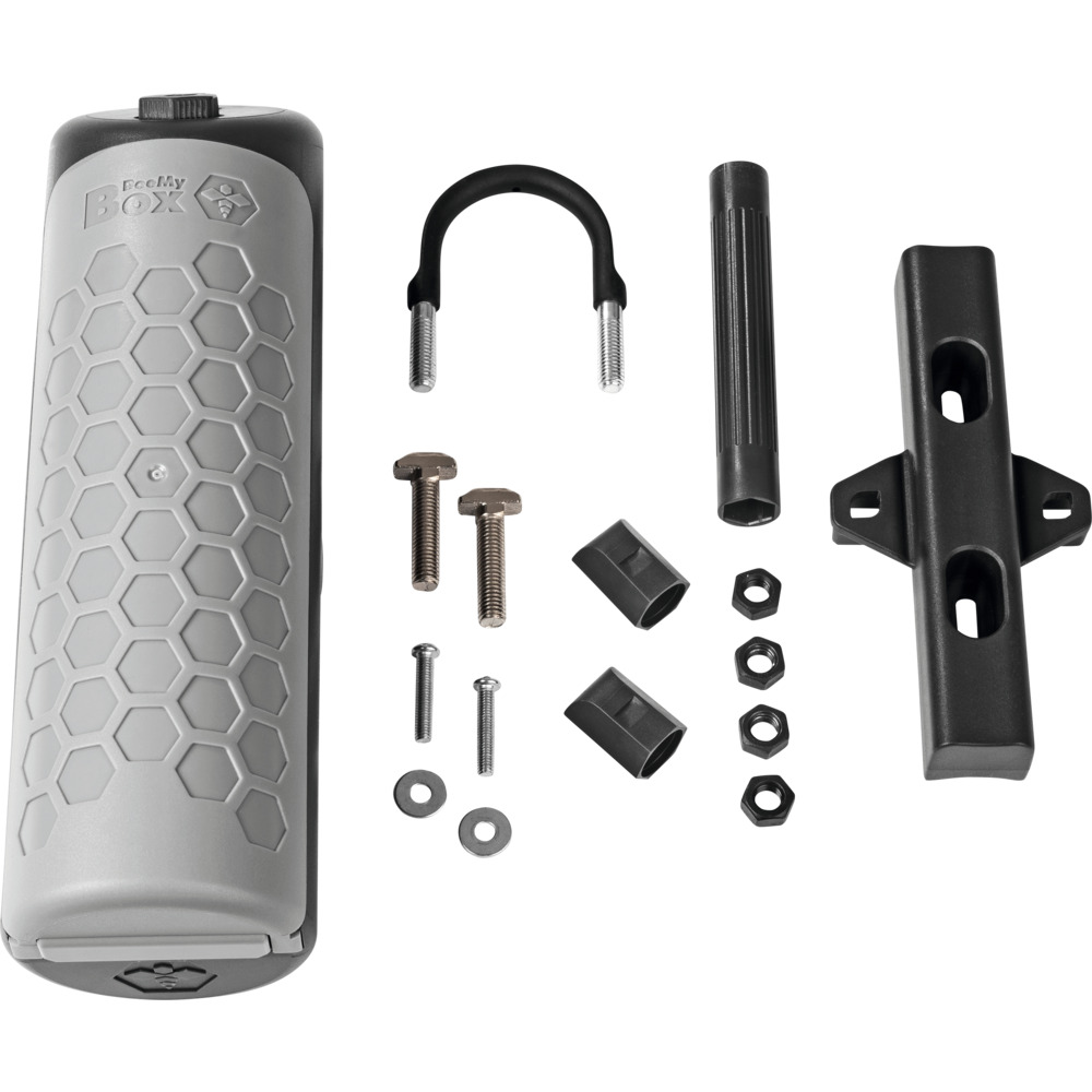 BeeMyBox Fahrradbox abschlie&szlig;bar 26 cm grau image number 1