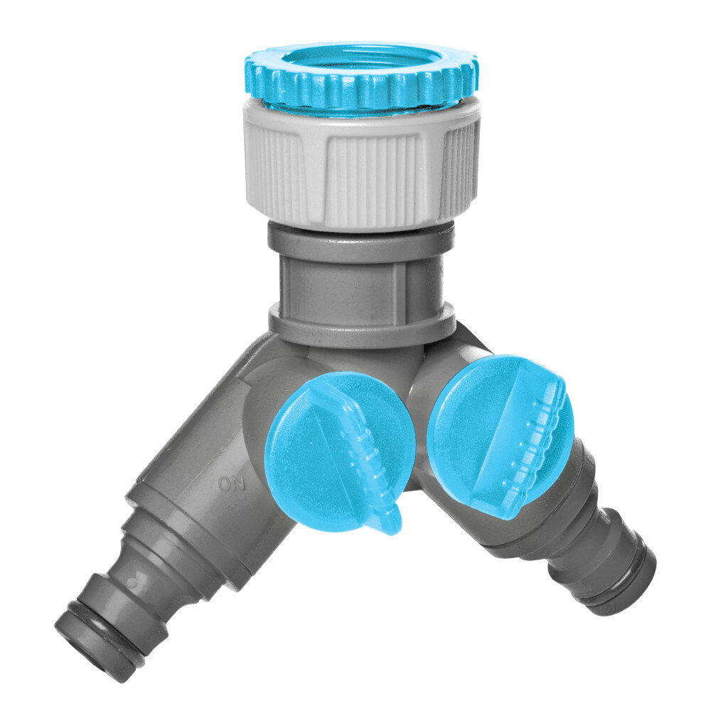 Cellfast 2-Wege Verteiler G1"-3/4" aus Kunststoff