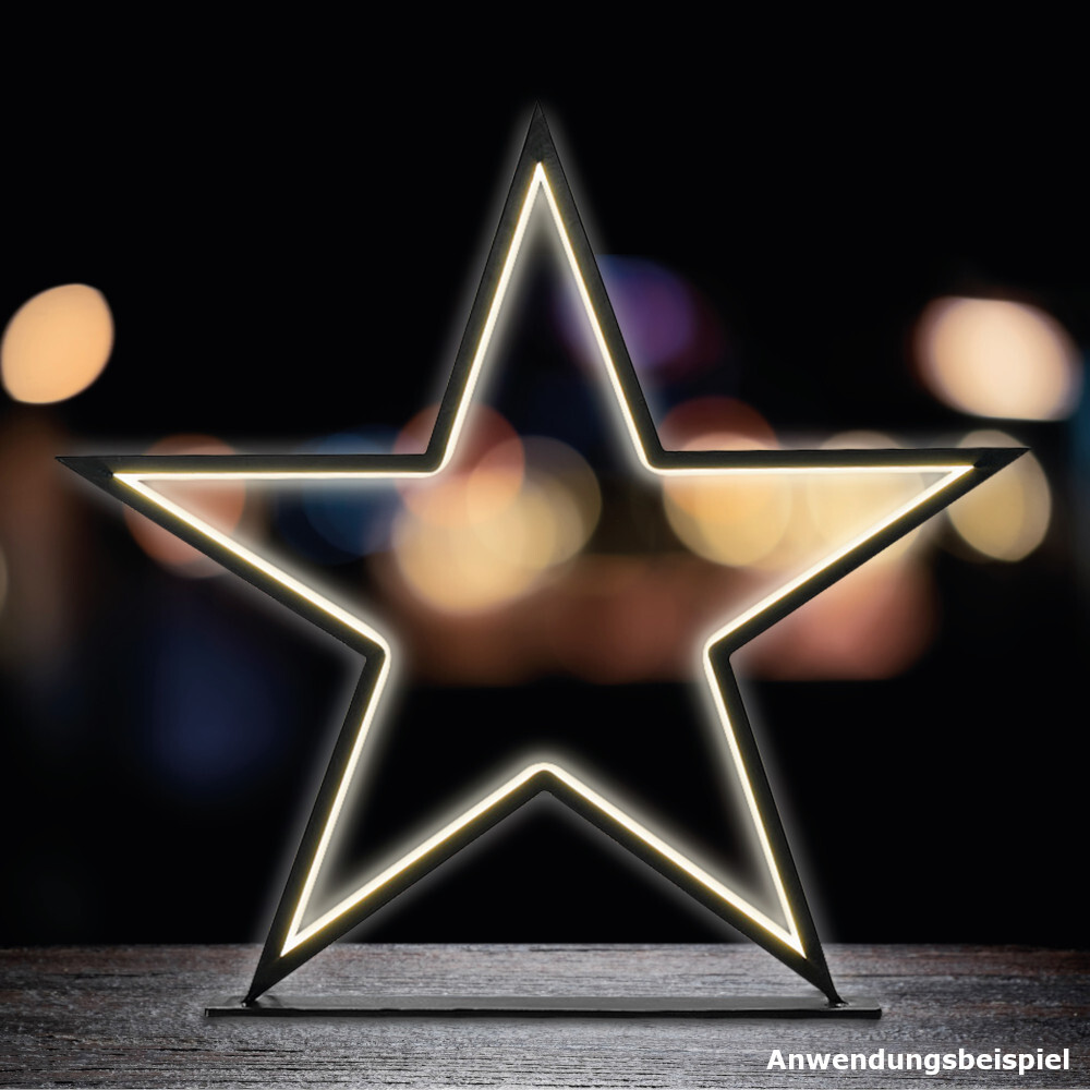 Standdeko LED-Stern 47,5 cm stehend mit 210 LEDs image number 1