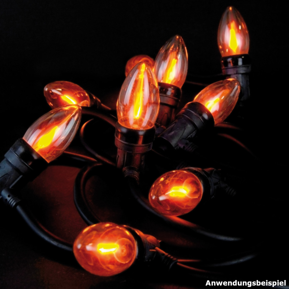 LED-Lichterkette 400 cm mit 10 Lampen image number 3