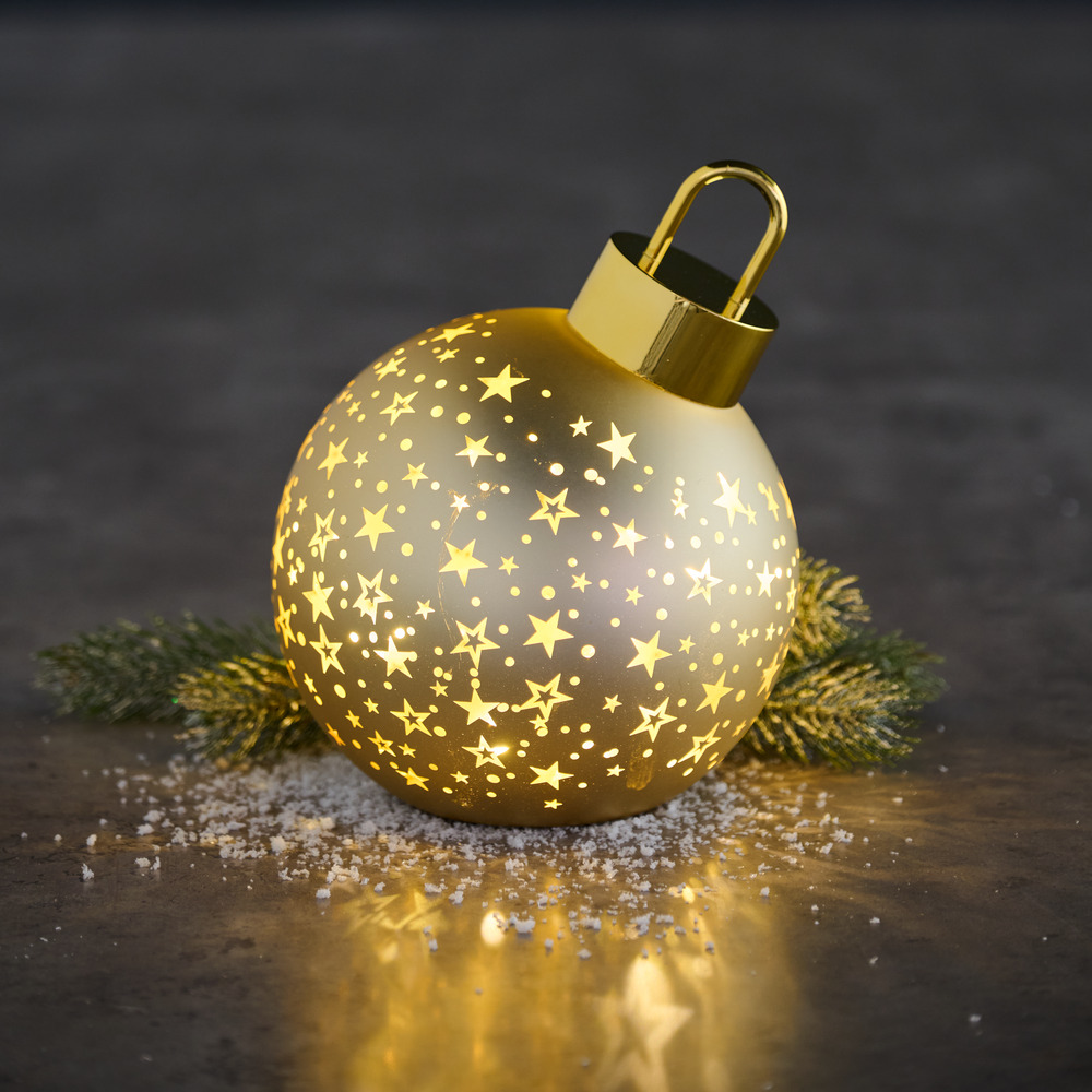 LED-Weihnachtskugel &Oslash; 15 cm, 6-fach sortiert image number 7