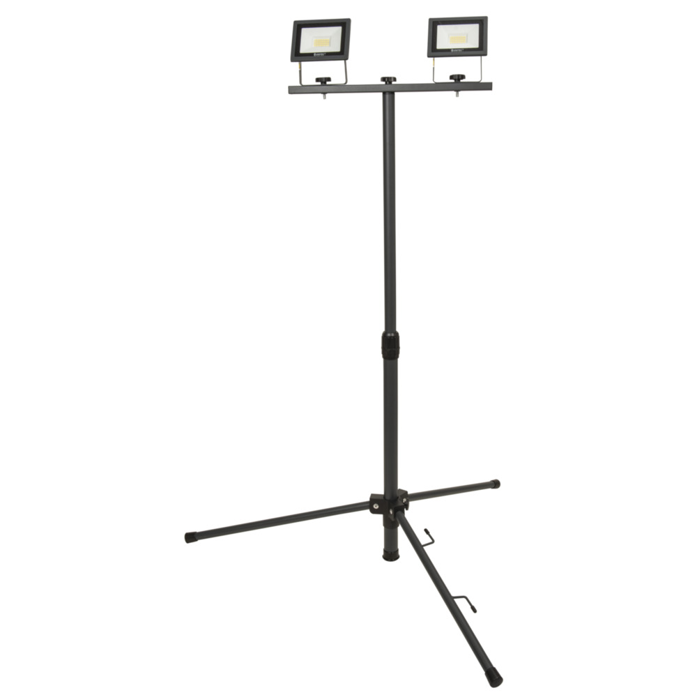 UNITEC&reg; LED-Flutlichtstrahler Stativ 2x14Watt 2x1700lm anthrazit