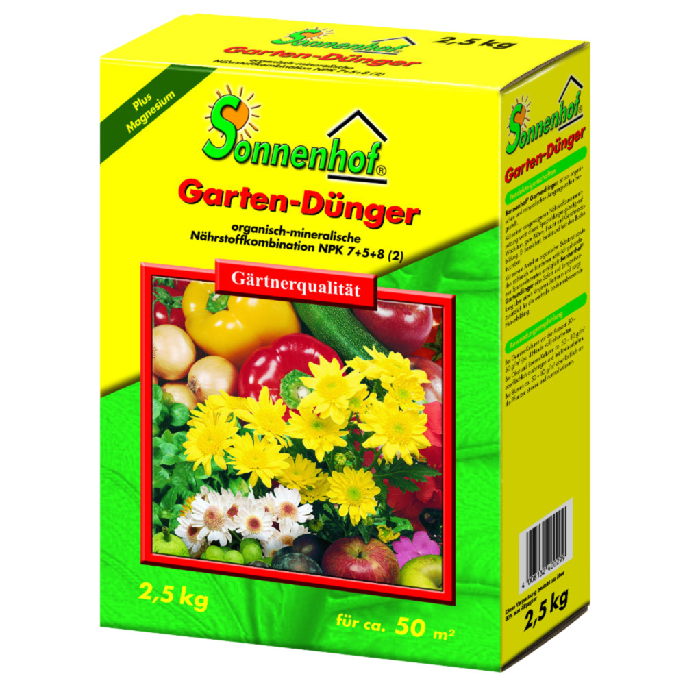 Gartend&uuml;nger 7-5-8-2, 2,5 kg