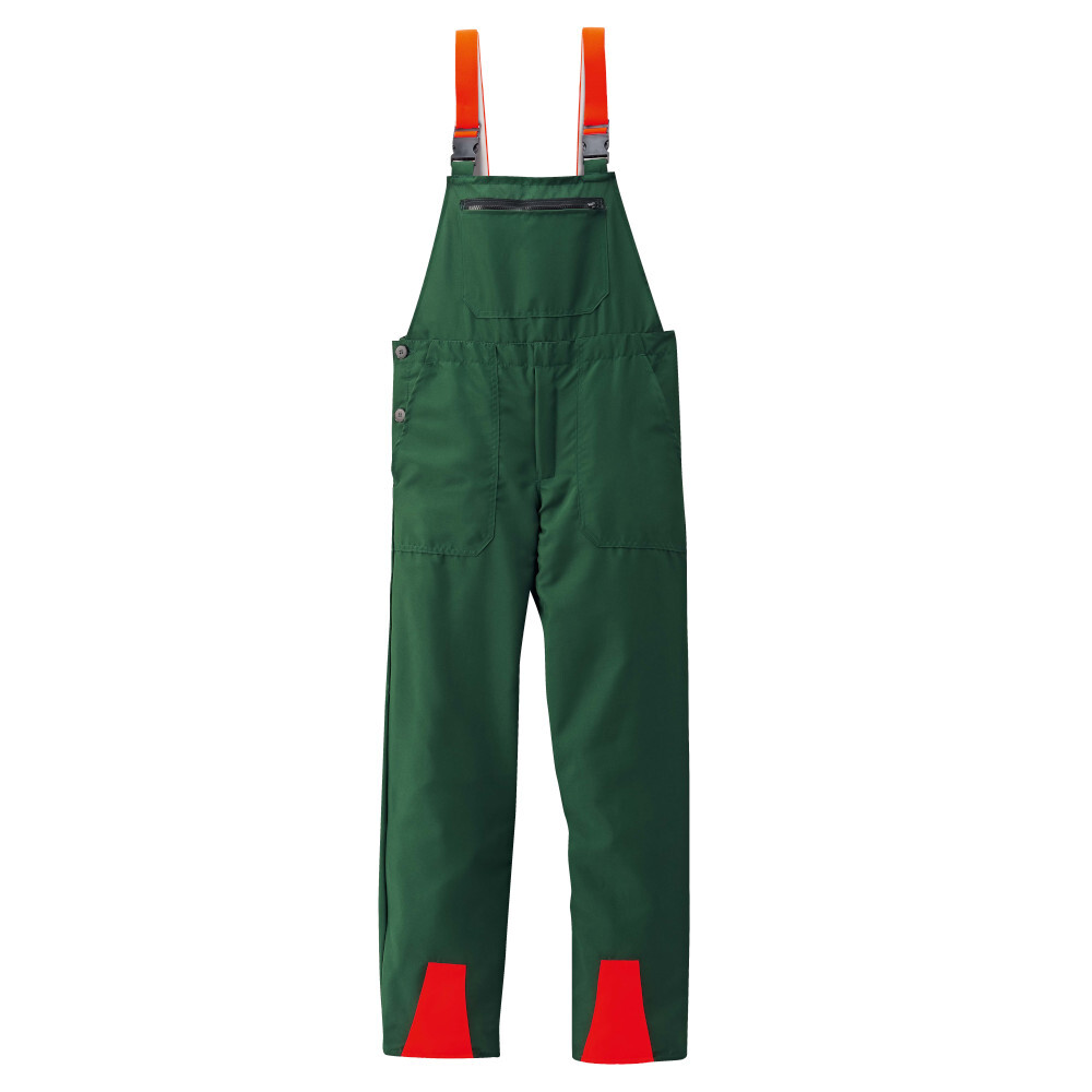 Schnittschutzlatzhose Basic Gr&ouml;&szlig;e 46 in oliv-orange - B-Ware image number 0