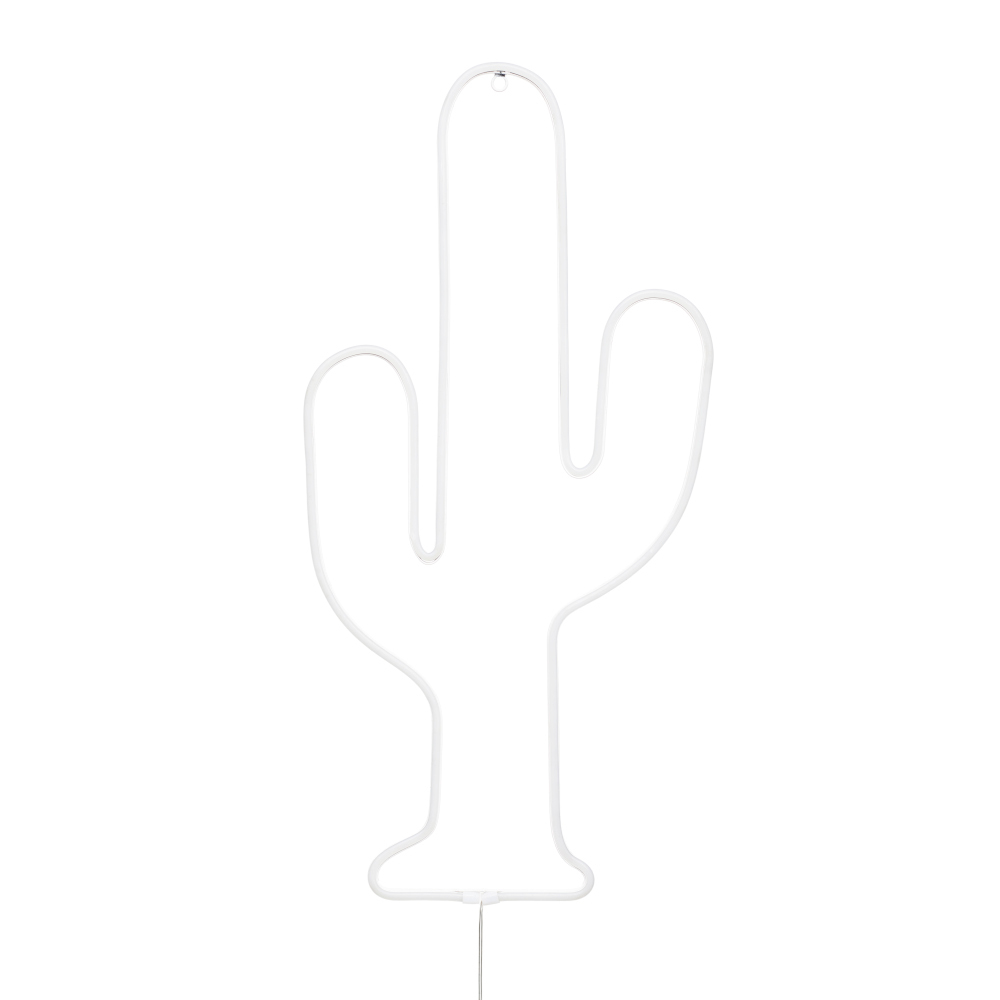 LED-Wanddekoration Kaktus mit 96 gr&uuml;nen LEDs und Timerfunktion image number 1