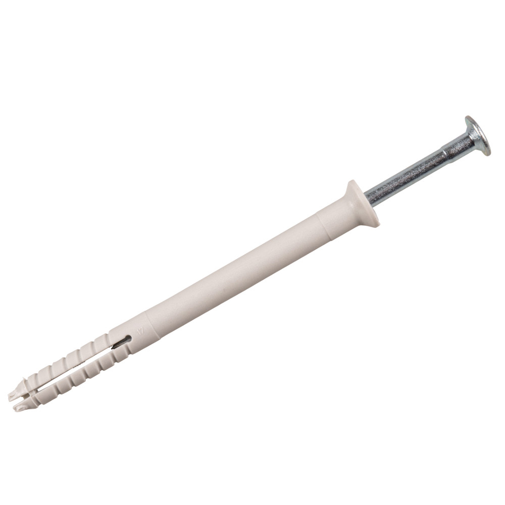 FISHBULL Nageld&uuml;bel aus Nylon 25 St&uuml;ck 8x100 mm mit Senkkopf aus Stahl