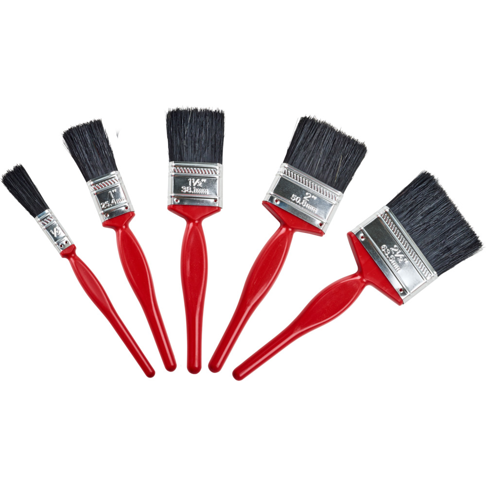 Flachpinsel Set 5-teilig in verschiedenen Gr&ouml;&szlig;en f&uuml;r alle Streicharbeiten