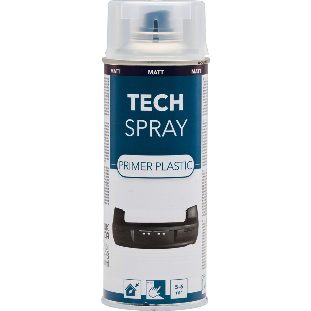 Tech Spray Plastik Primer 400 ml in matt