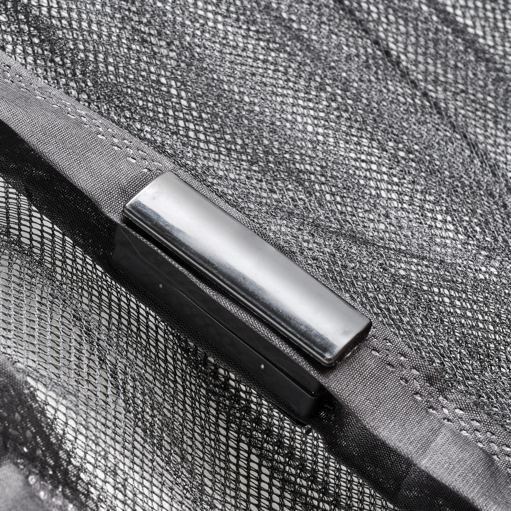 Fliegenvorhang Magnet f&uuml;r T&uuml;ren 100 x 210 cm schwarz image number 3