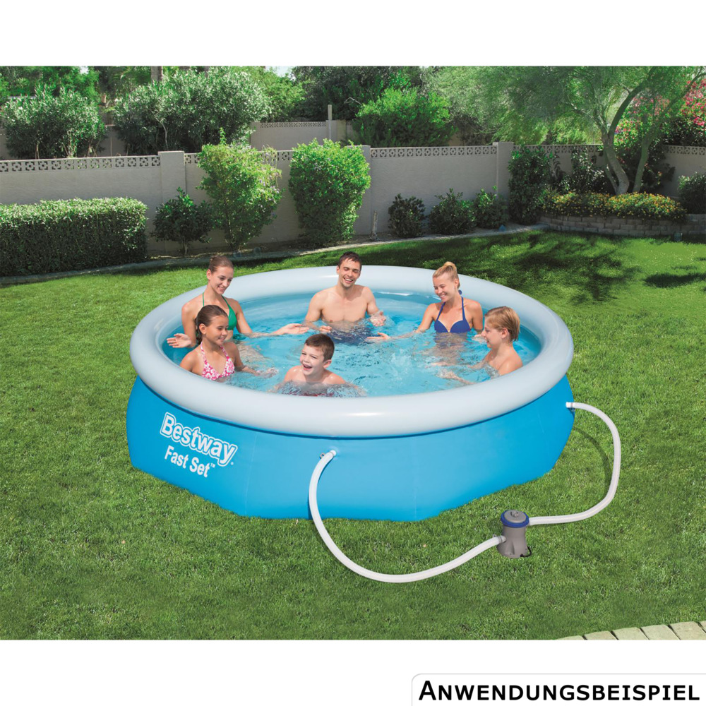 Bestway&reg; Fast Set&trade; Pool &Oslash; 305 x 76 cm blau image number 4