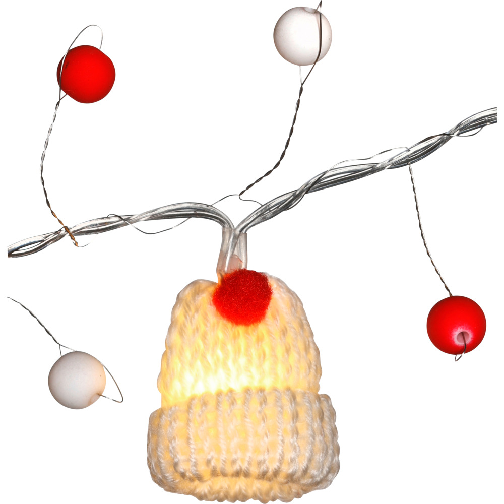 LED-Lichterkette Weihnachtsdekor 10 LEDs - Designauswahl image number 2