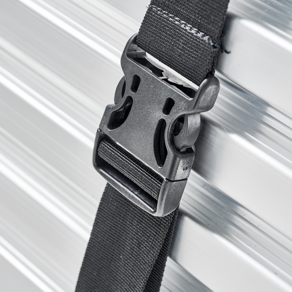 Teleskopleiter 3,2m ausziehbar mit 9 Streben image number 1