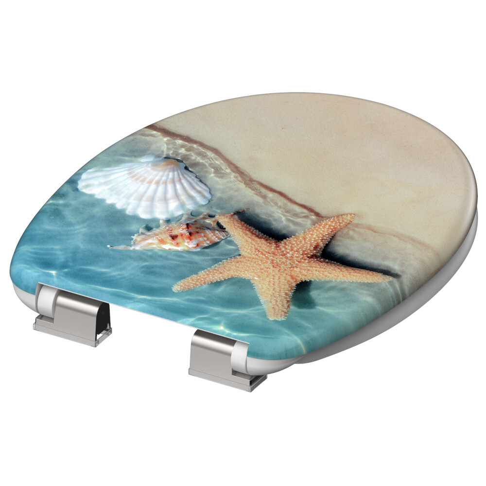 WC-Sitz Duroplast mit Absenkautomatik Beach image number 2