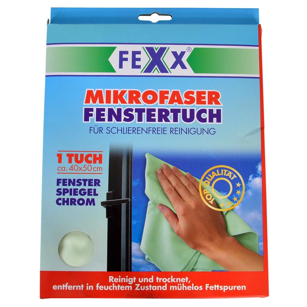 Fenstertuch Microfaser 40 x 50 cm in Gr&uuml;n image number 1