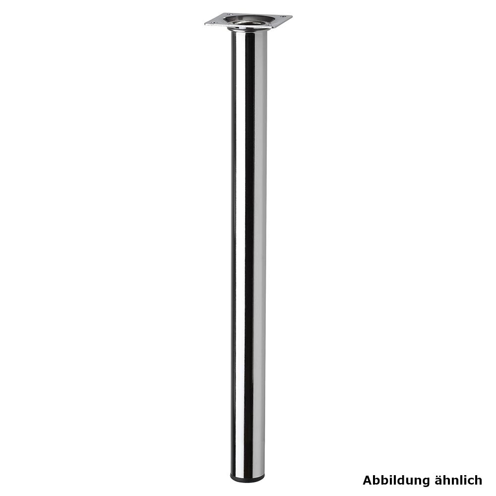 M&ouml;belfu&szlig; POP 700 x 30 mm rund in Chrom