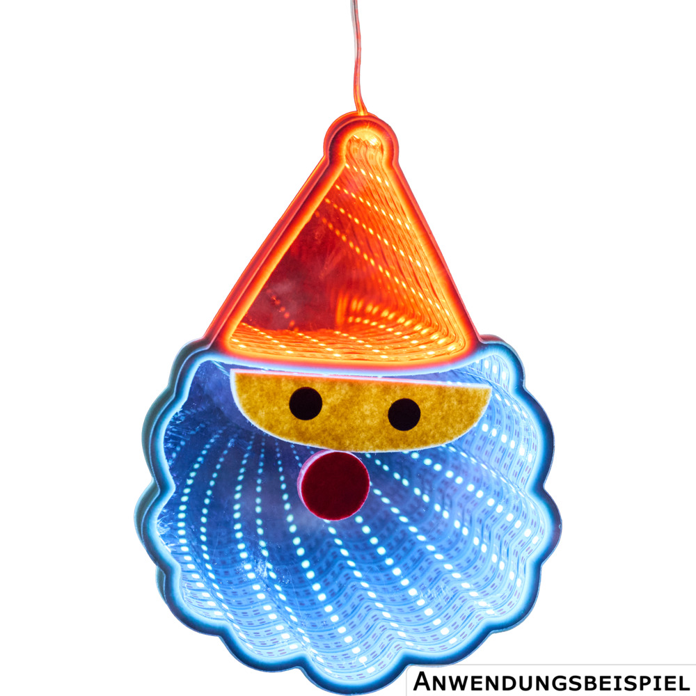 LED-3D-Spiegelleuchte Infinity Effekt 20 cm, Designauswahl image number 12