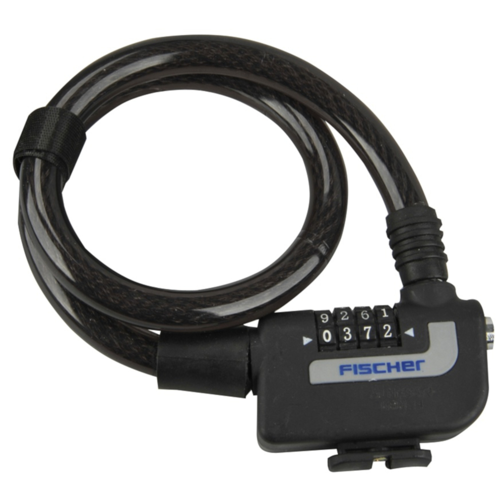 FISCHER Fahrradschloss Zahlen Kabelschloss 60 cm