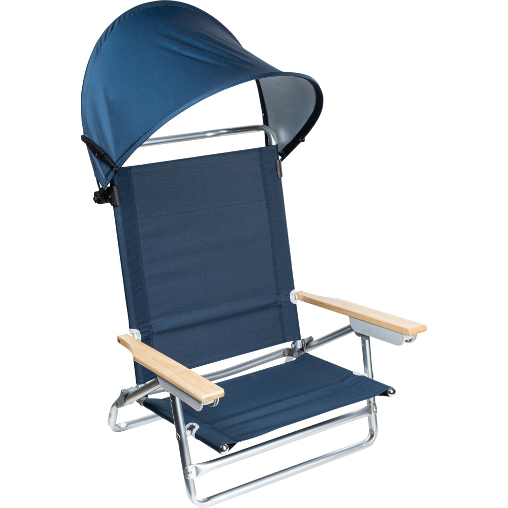 Alu-Strandstuhl Deluxe 78 x 64,5 x 77 cm