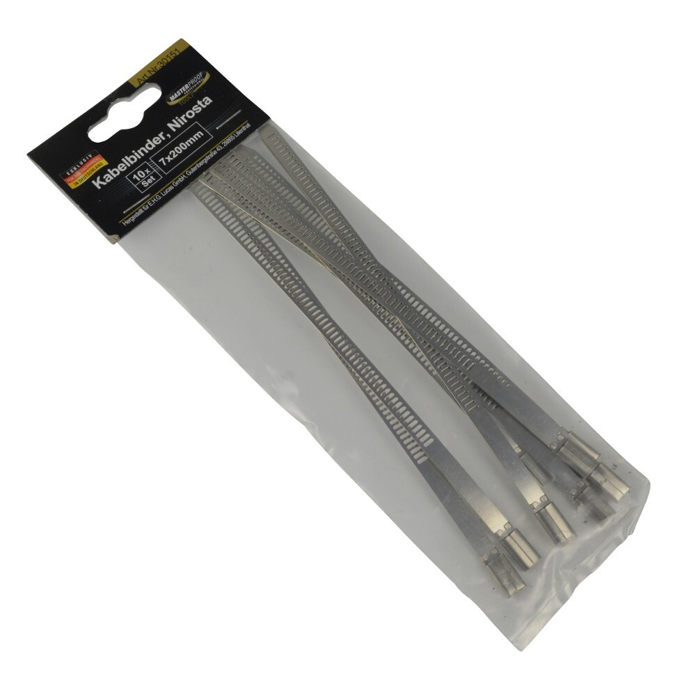 Kabelbinder 200 mm 10-teilig image number 1