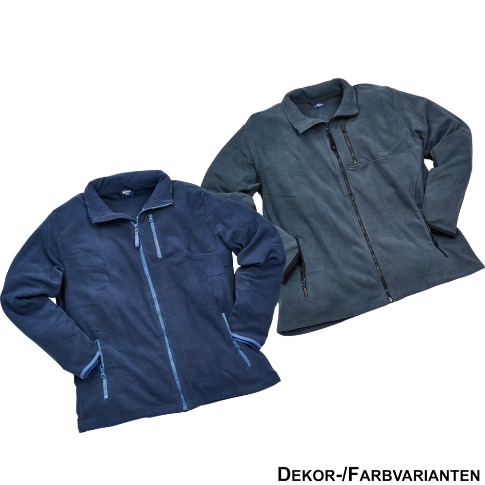 Arbeitsjacke Fleece Herren M - XL, navy oder grau