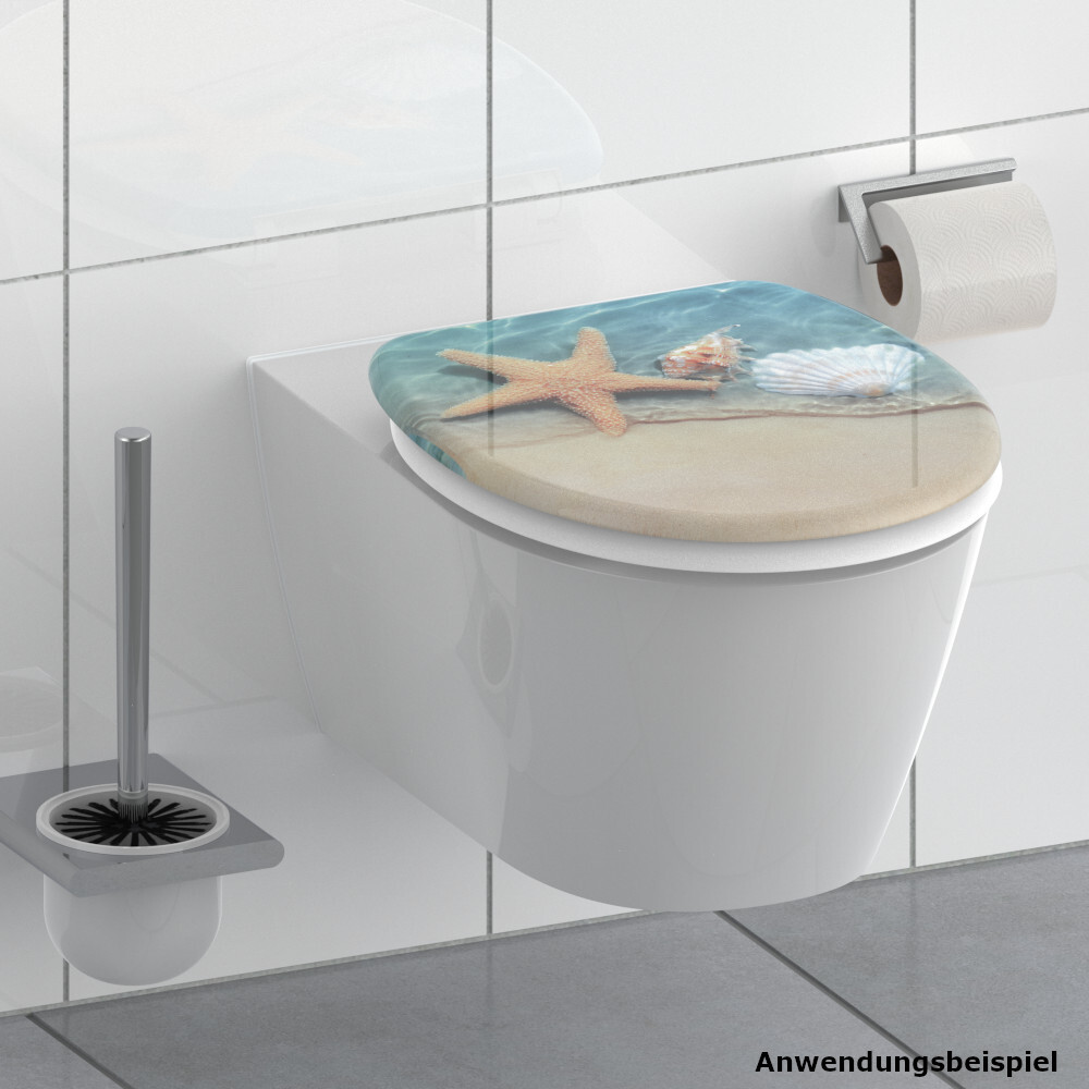 WC-Sitz Duroplast mit Absenkautomatik Beach image number 5