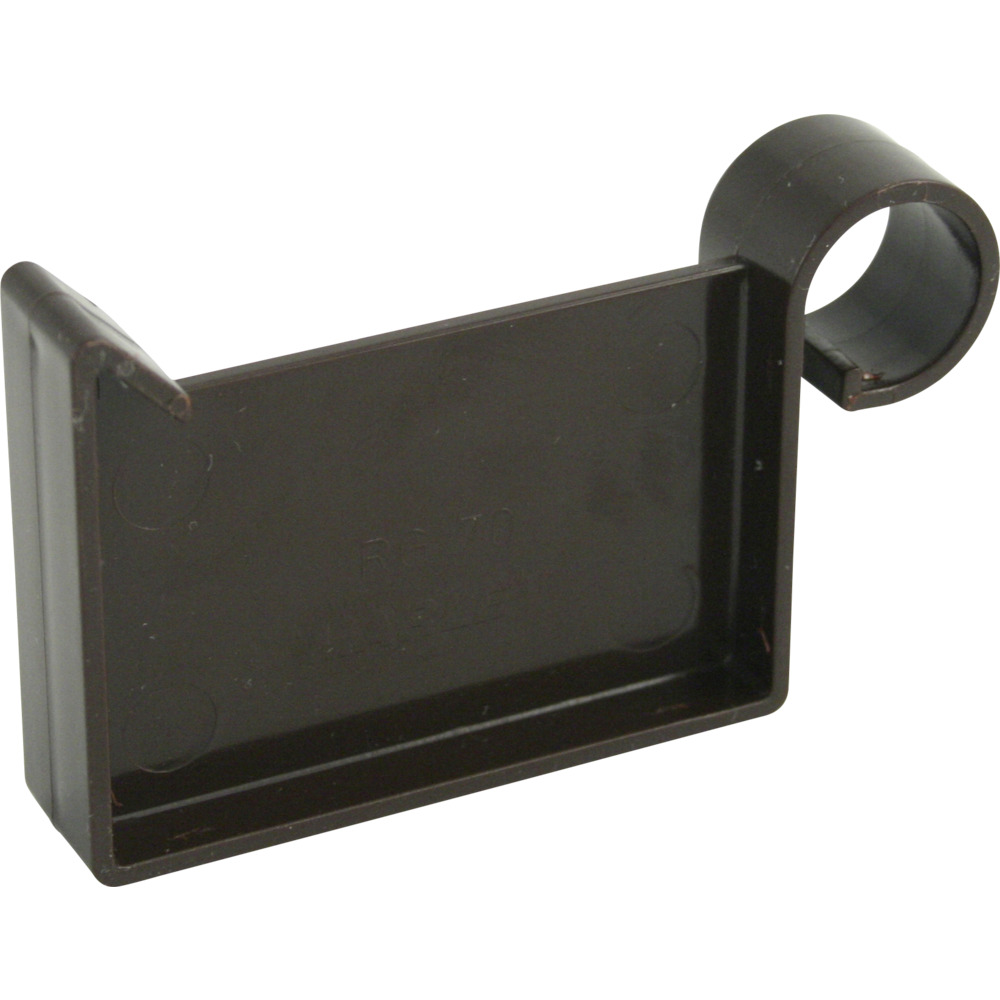 Marley Kastendachrinnen-Endst&uuml;ck Kunststoff RG 70 braun